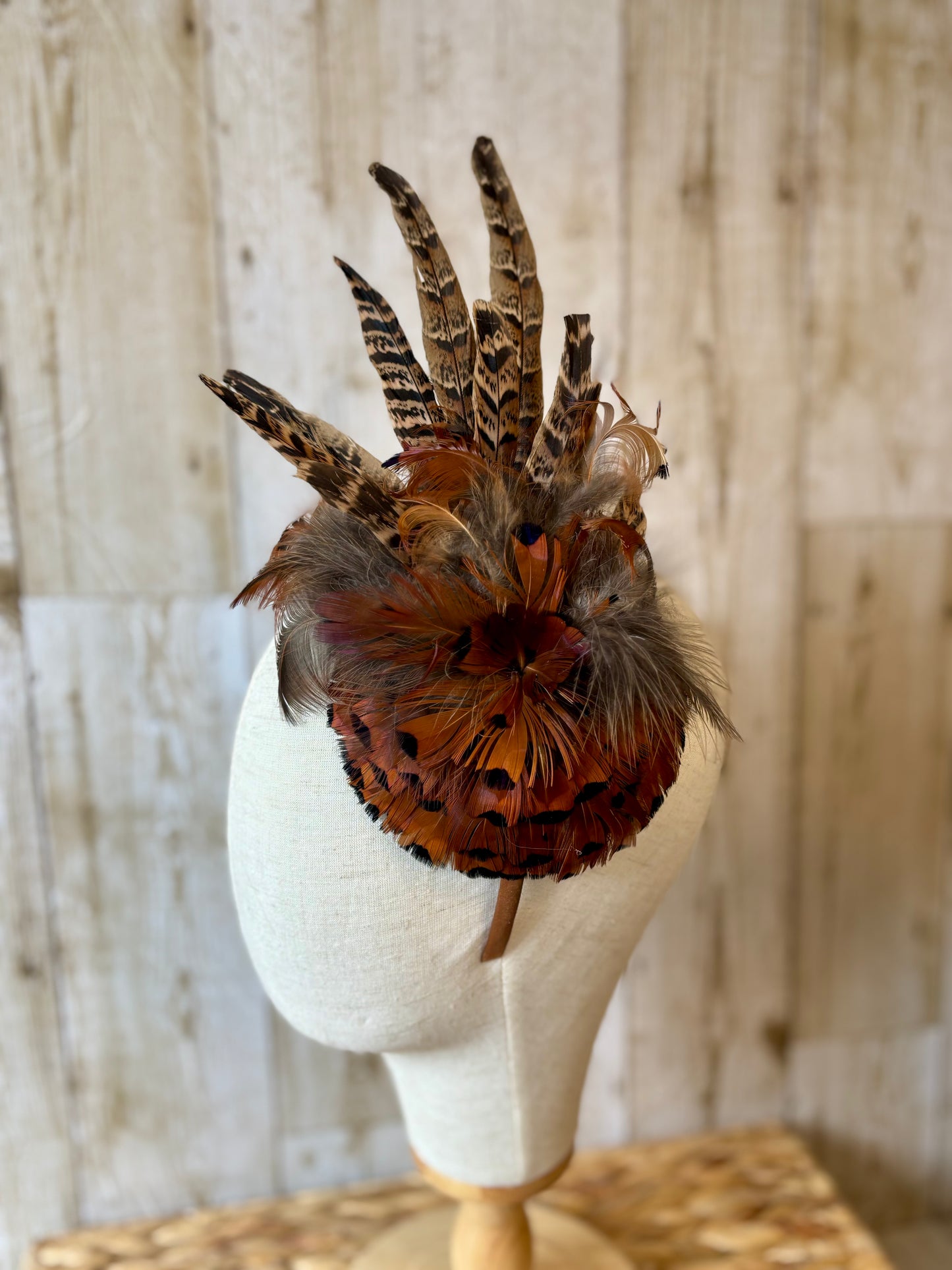 Fascinator in Natural Pheasant