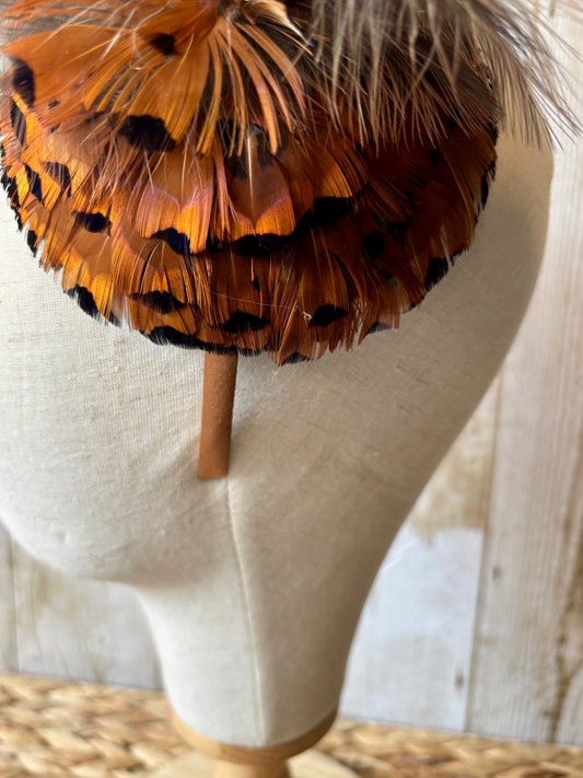 Fascinator in Natural Pheasant