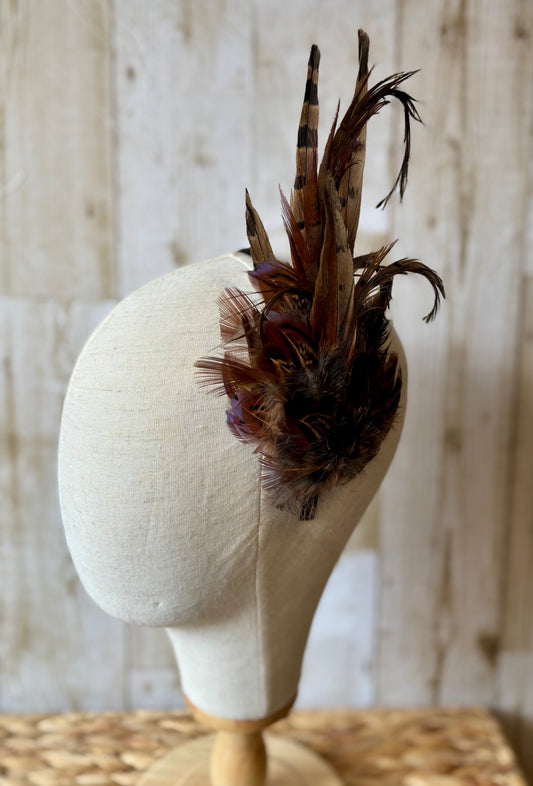 Pheasant Feather Fascinator