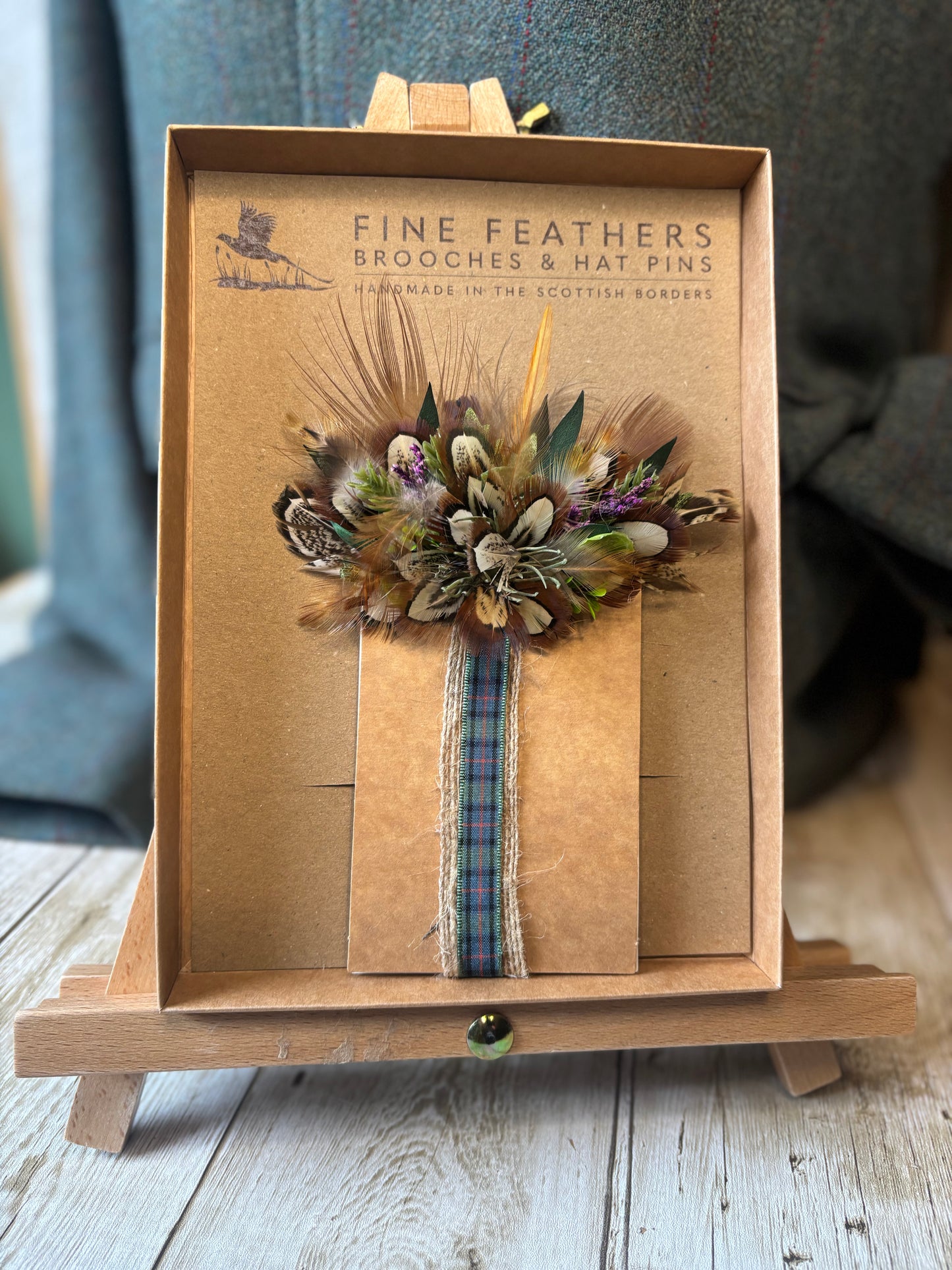 Pocket Enhancement -floral and feather.