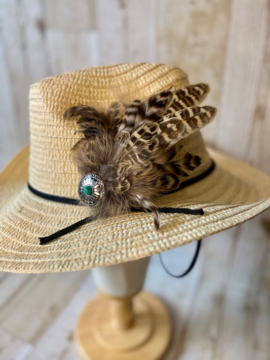 Western style hat pin