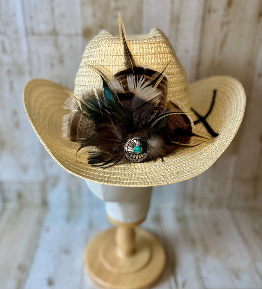 Western style hat pin