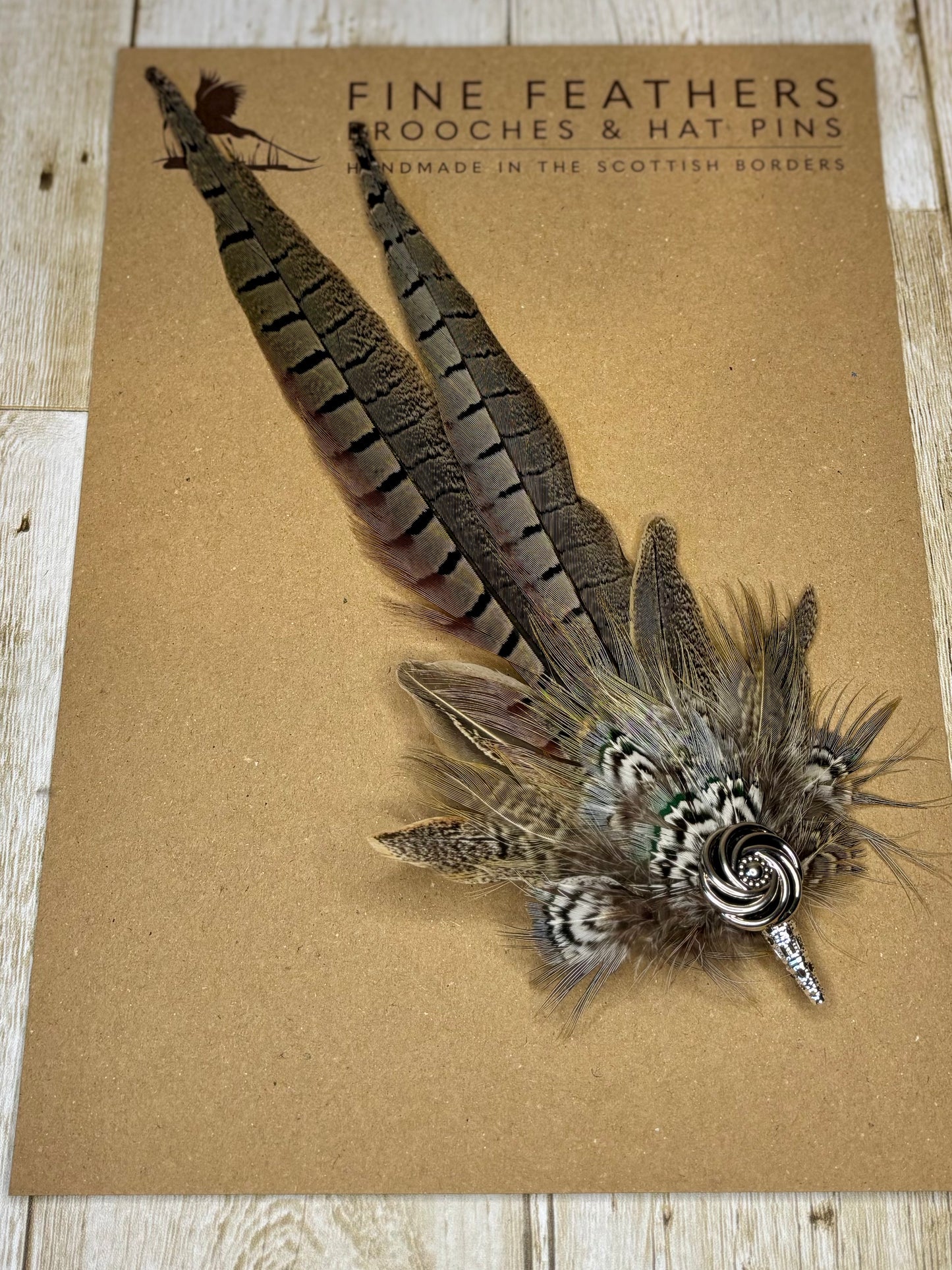 Pheasant Feather Hat Pin