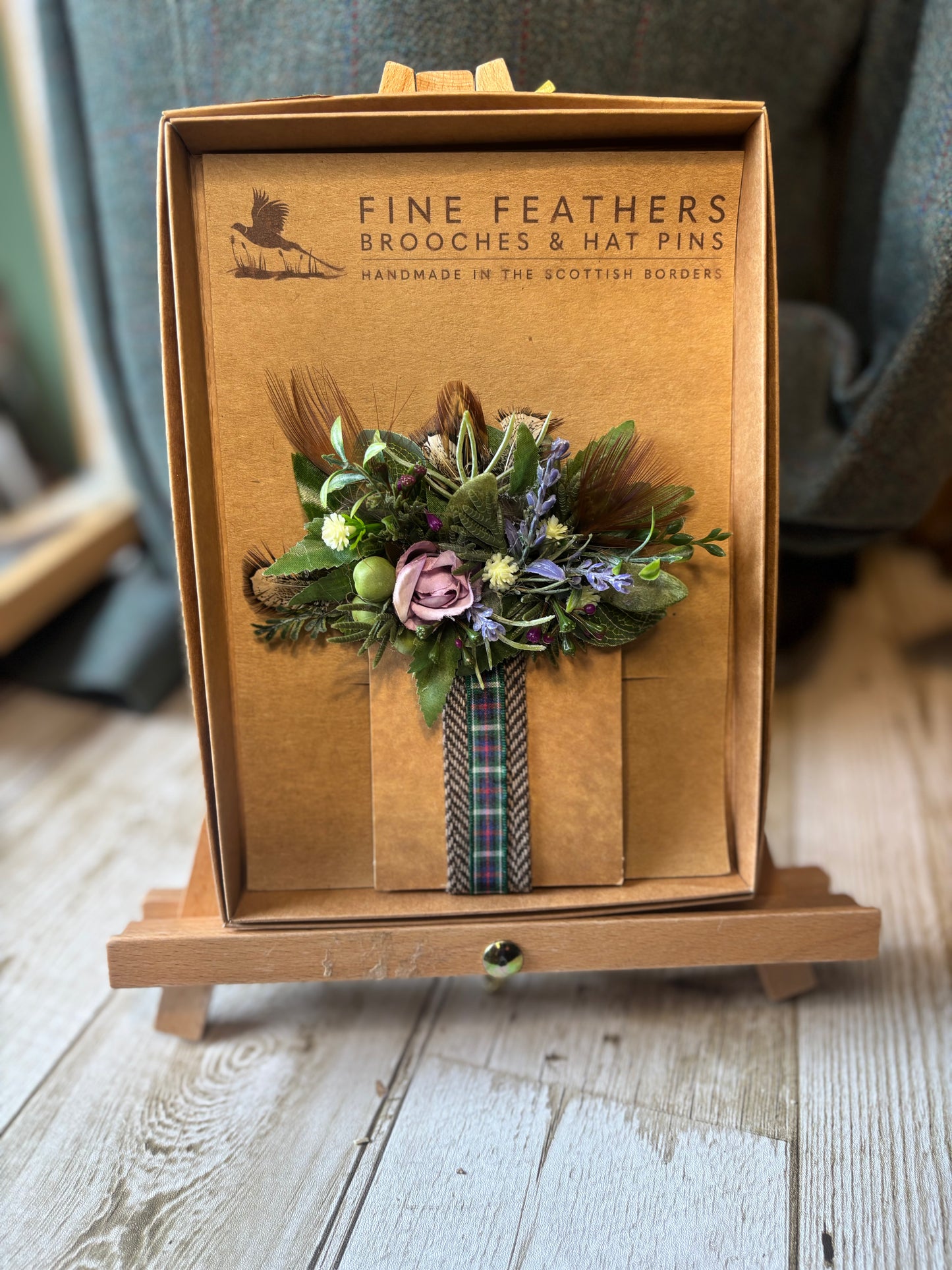Pocket Enhancement -floral and feather.