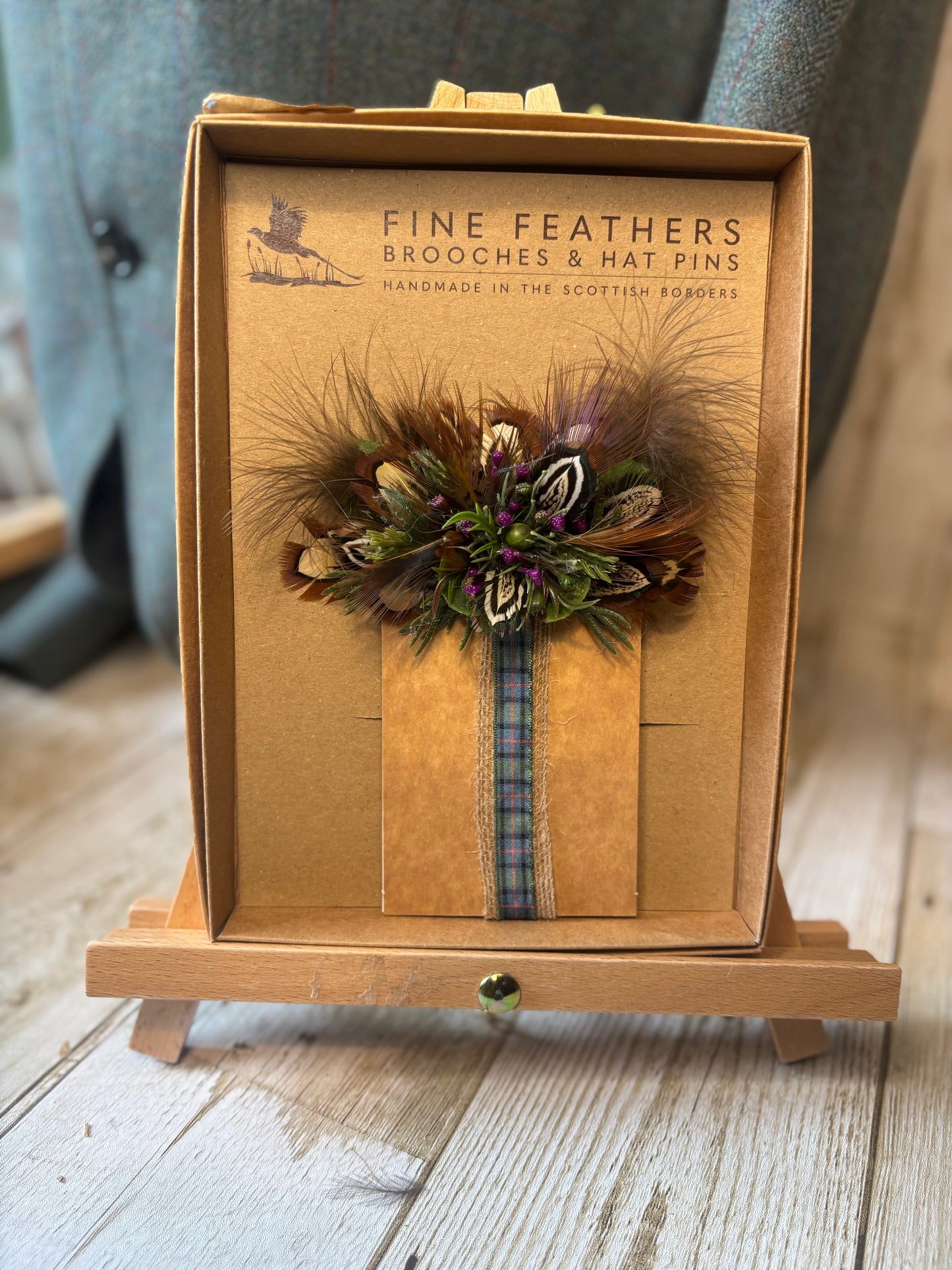 Pocket Enhancement -floral and feather.