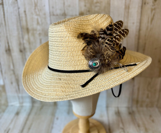 Western style hat pin