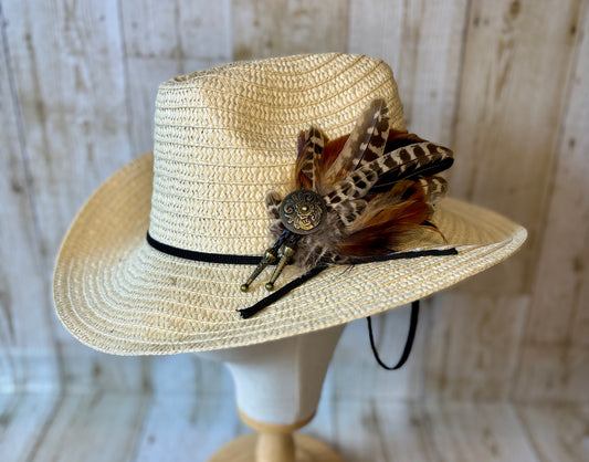 Western style hat pin