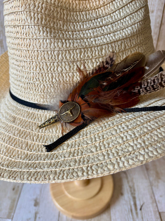 Western style hat pin