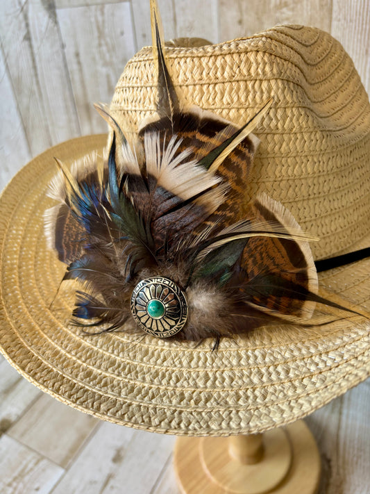 Western style hat pin