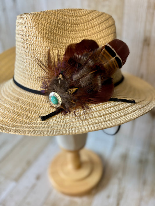 Western style hat pin