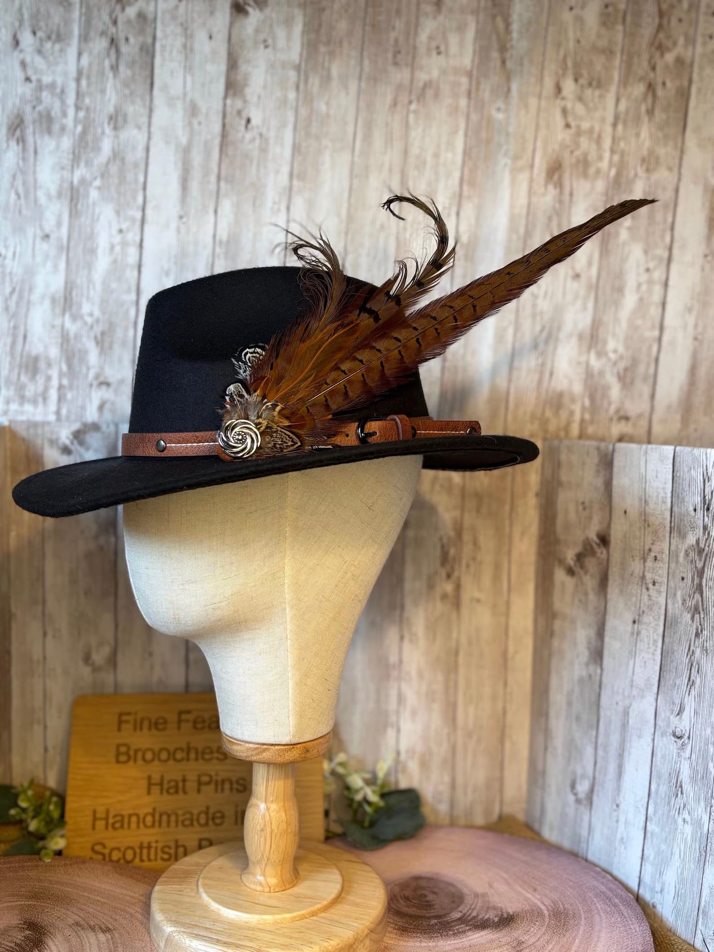 Pheasant Feather Hat Pin