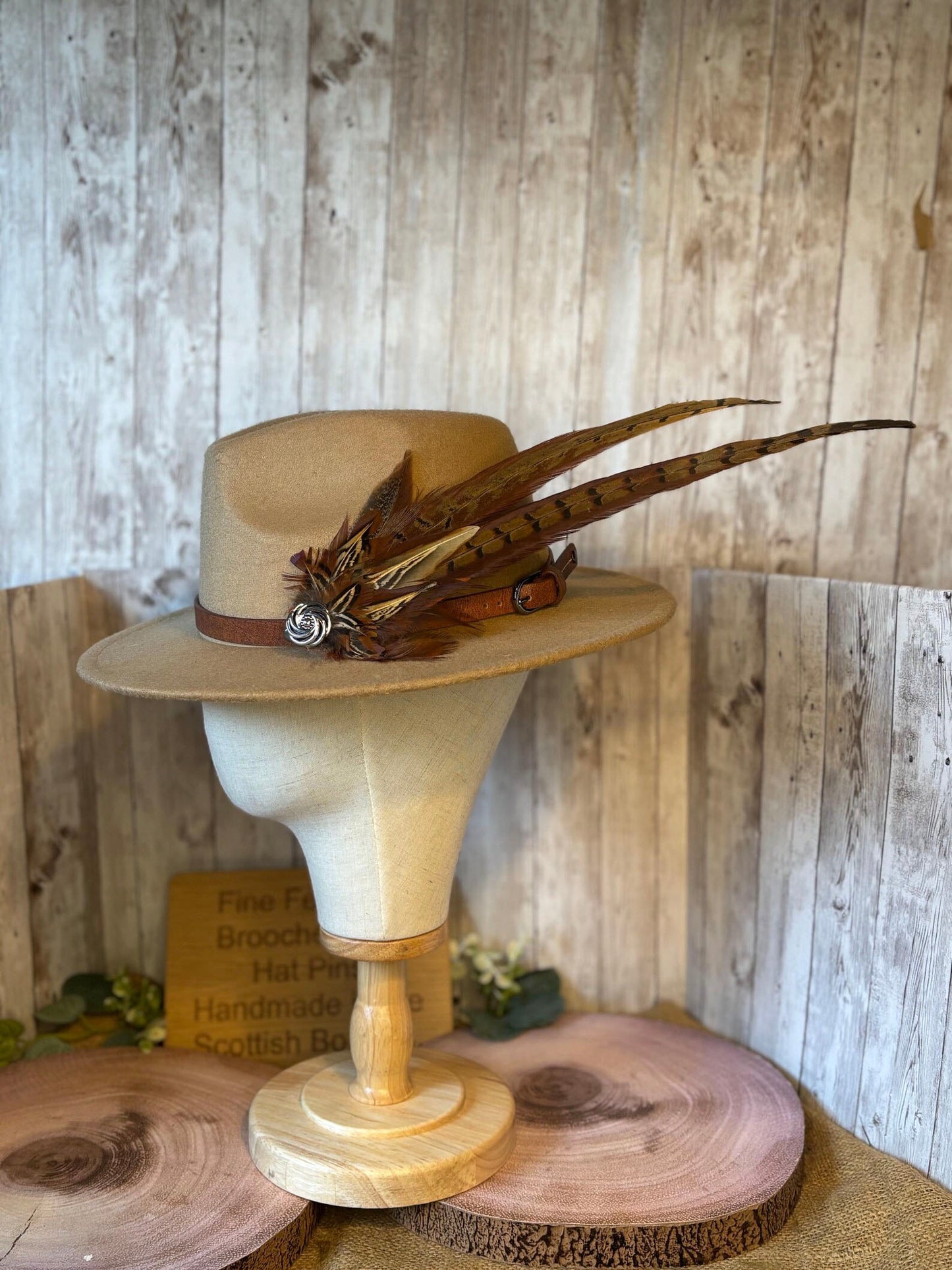 Pheasant Feather Hat Pin